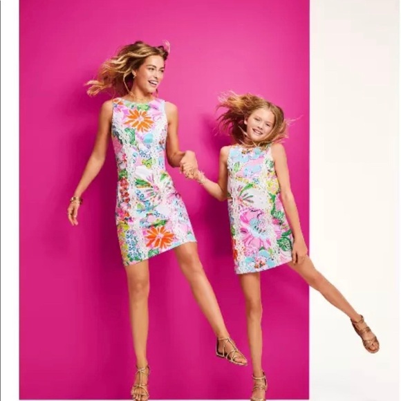 NWT Lilly Pulitzer Nosey Posie Shift Mini Dress - Picture 6 of 6